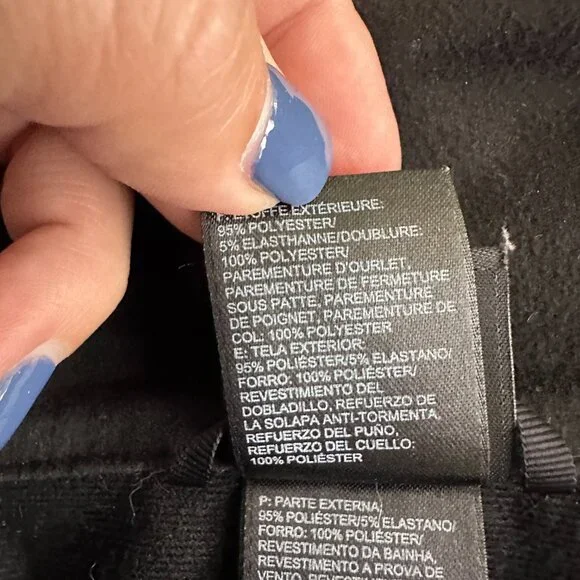 The North Face Calentito Full Zip Snap Collar Windbreaker Jacket Medium #A1233 - Picture 8 of 10